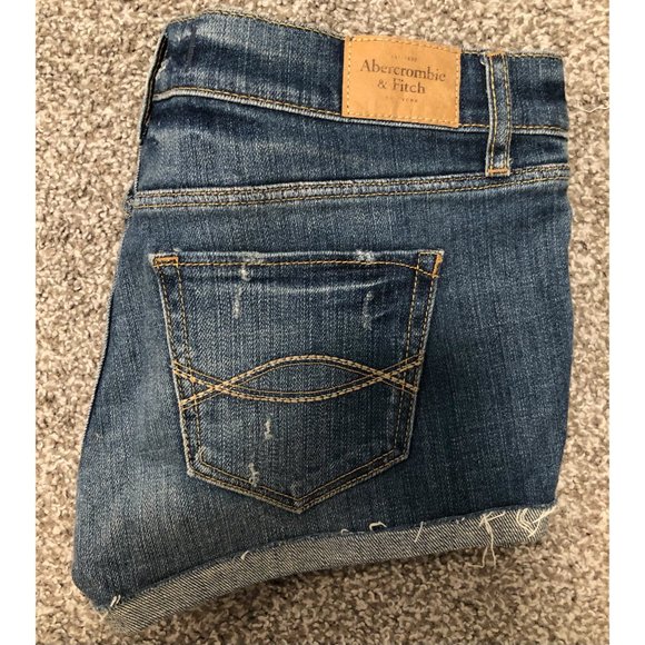 Abercrombie & Fitch Perfect Stretch Denim Shorts - Picture 4 of 8